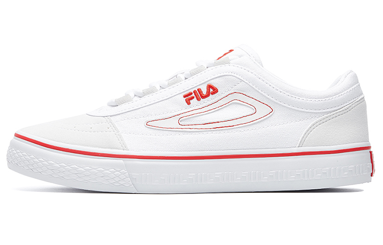 FILA CLASSIC BOARDER skateboard canvas shoes White/red F12M034423FWT