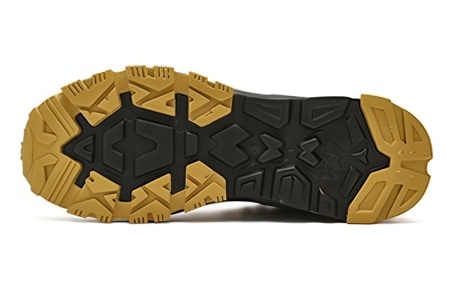 FILA Classic Court Shoes 'Black Yellow' 圖 6