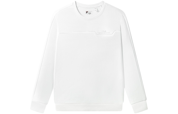 FILA Classic Crewneck Pullover Sweatshirt Standard White F11M317204F-WT