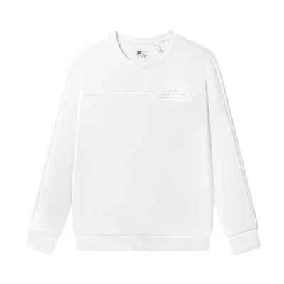 FILA Classic Crewneck Pullover Sweatshirt Standard White F11M317204F-WT