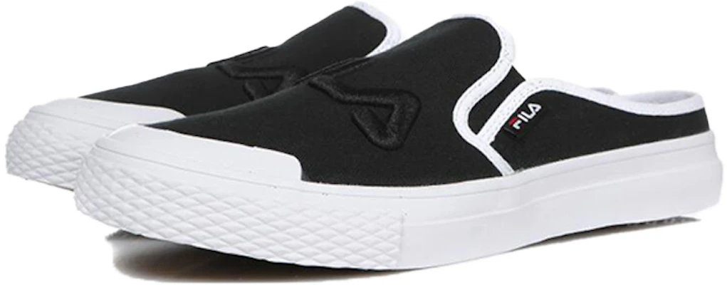FILA Classic Kick''s B Mule ''Noir Blanc Édition Coréenne'' FS1SIB1401X_BLK Order FILA Classic Kick''s B Mule ''Noir Blanc Édition Coréenne'' FS1SIB1401X_BLK