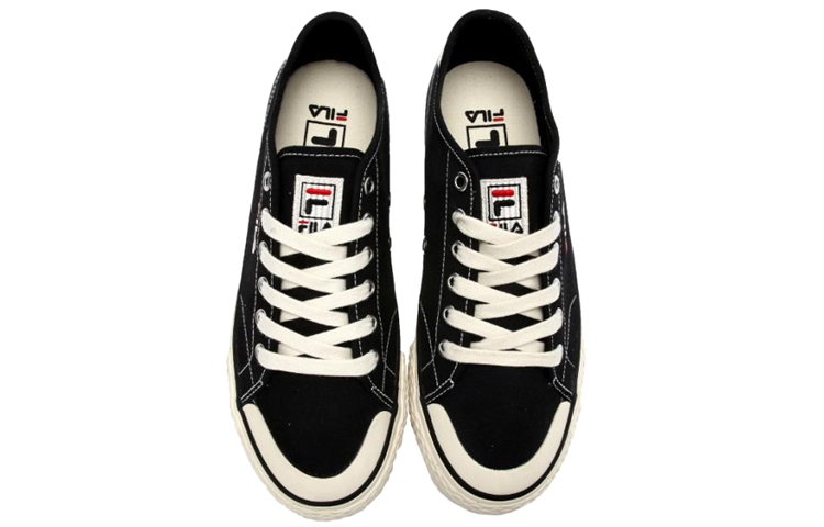 FILA Classic Kicks canvas shoes Black/white 圖 3