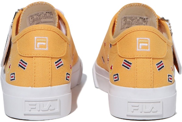 FILA Classic Kicks B v3 'Yellow White Korean Edition' 1XM01969F_136 Lookbook FILA Classic Kicks B v3 'Yellow White Korean Edition' 1XM01969F_136