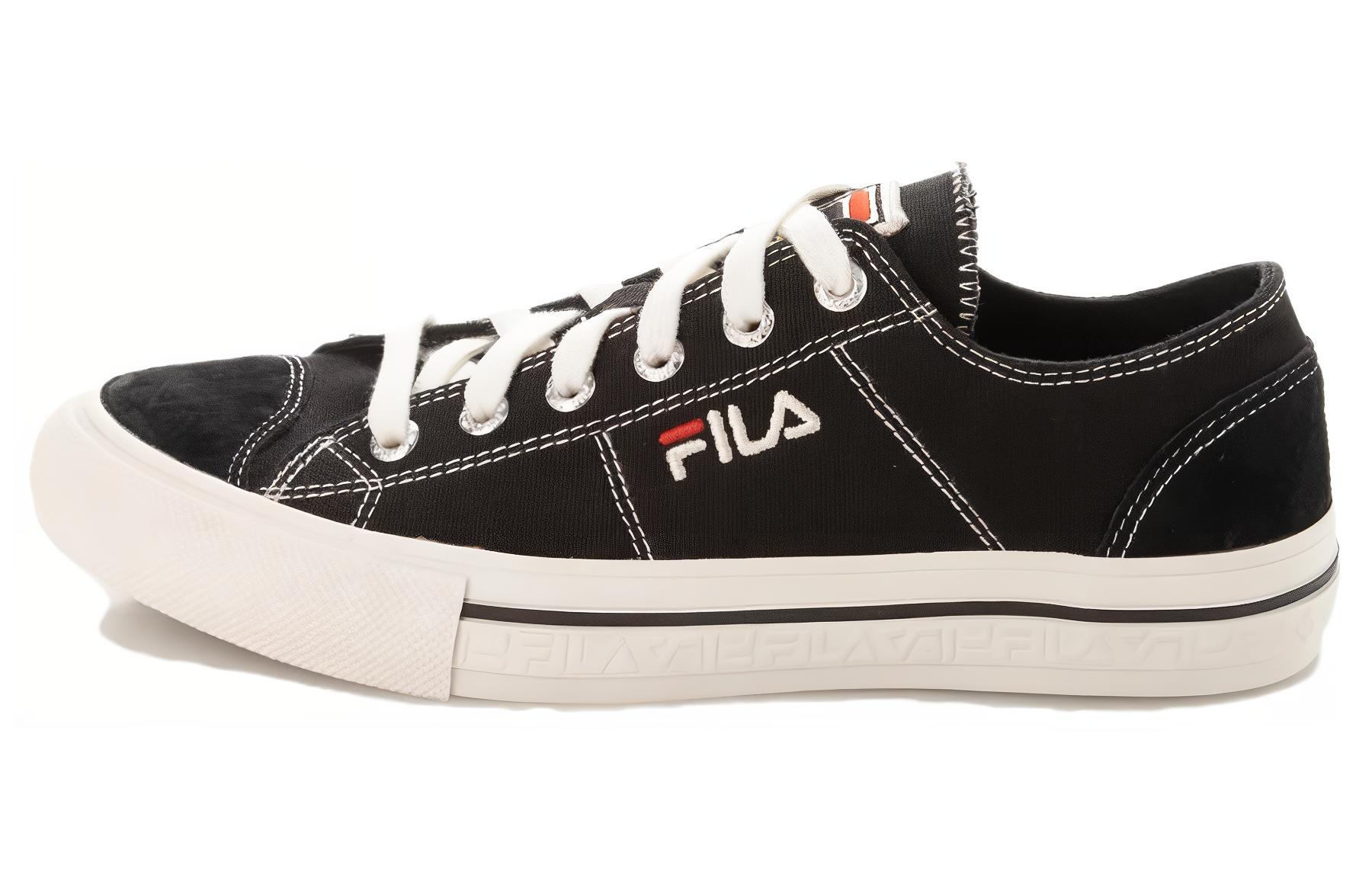 FILA Classic Kicks canvas shoes Black/white FS1SIB1120X_BLK