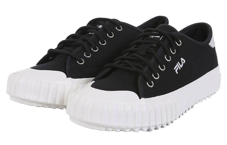 FILA Classic Kicks T Low Top Board Shoes Black/White 圖 2
