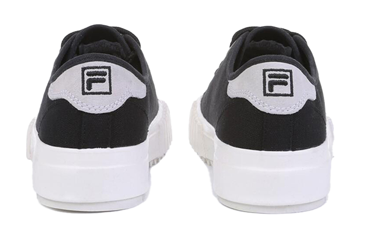 FILA Classic Kicks T Low Top Board Shoes Black/White 圖 4