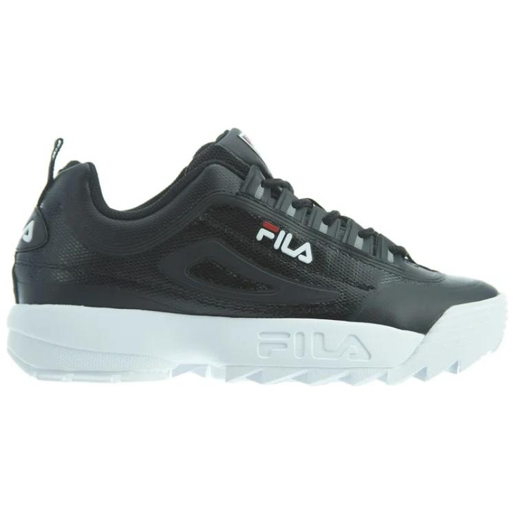 FILA Classic Lace Up Low Top 'Black' 圖 2