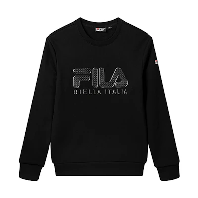 FILA Classic Logo Pullover Sweatshirt Black F11M948234F-BK