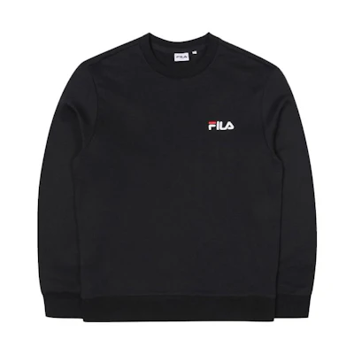 FILA Classic Logo Pullover Sweatshirt Unisex Black FS2POC3103X-BLK