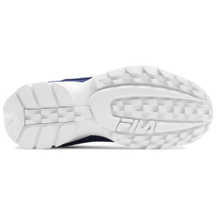 Shop FILA Klasik Rendah 'Biru Putih' 1FM00693421