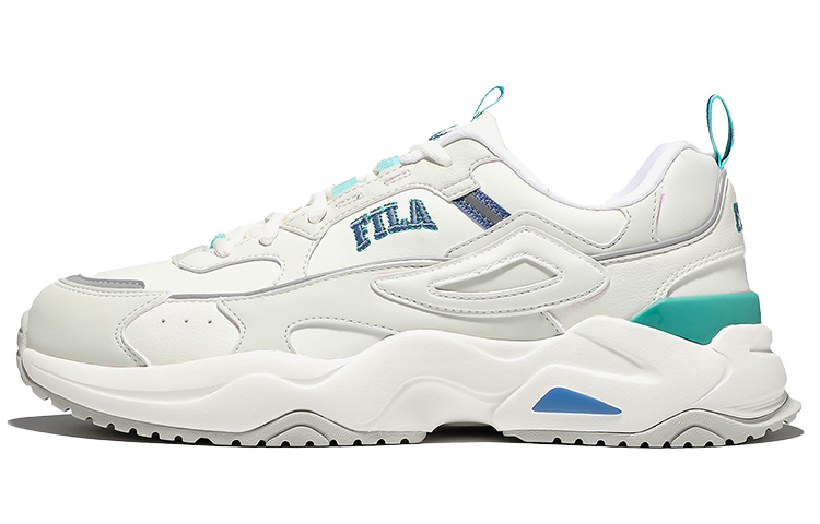 Buy 휠라 클래식 스니커즈 (흰/파/녹색) 1RM02120E_143