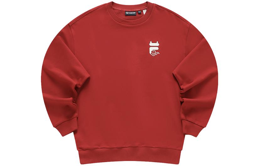 FILA CNY Dragon Year Graphic Crewneck Sweatshirt Unisex Misty Red T11U413212F-RD