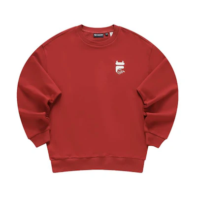 FILA CNY Dragon Year Graphic Crewneck Sweatshirt Unisex Misty Red T11U413212F-RD