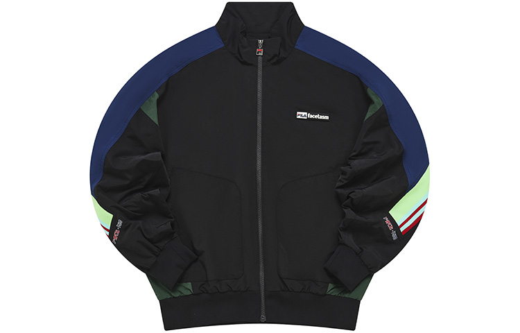 FILA Color Block Woven Jacket - Black T11M237705F-BK