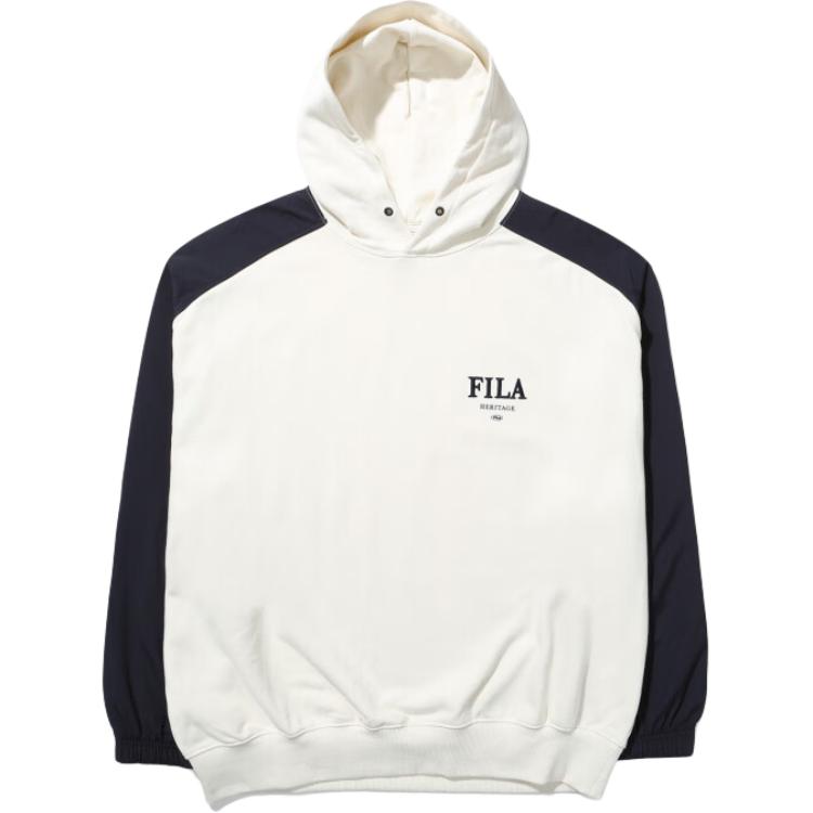 FILA Colorblock Casual Pullover Hoodie Unisex FS2POD4107X