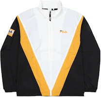 FILA Colorblock Logo Print Retro Track Jacket Black Unisex FS2JKF2111X-BLK FILA Colorblock Logo Print Retro Track Jacket Black Unisex FS2JKF2111X-BLK