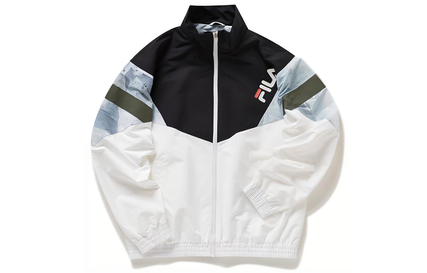 FILA Colorblock Logo Retro Track Jacket Men’s White/Blue T11M013707F-WT