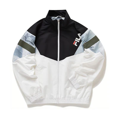 FILA Colorblock Logo Retro Track Jacket Men’s White/Blue T11M013707F-WT