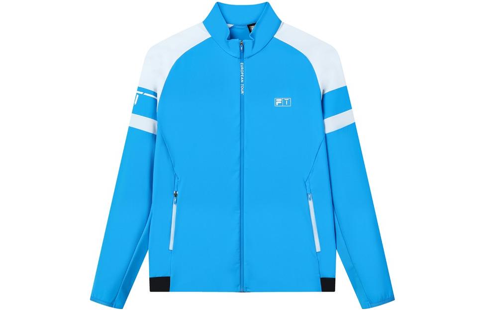 FILA Colorblock Sports Fitness Zip Jacket - Lake Blue A11M145505-LB