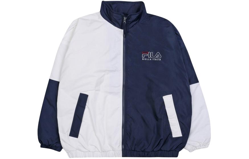 FILA Colorblock Stand Collar Zip-Up Jacket for Men FS2JKC4102X-INA