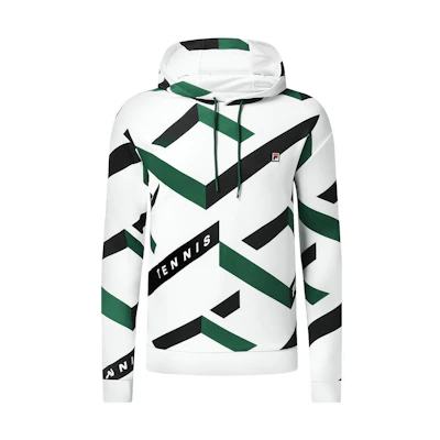 FILA Colorblock Tennis Pullover Hoodie All-Over Print A11M313209FZA