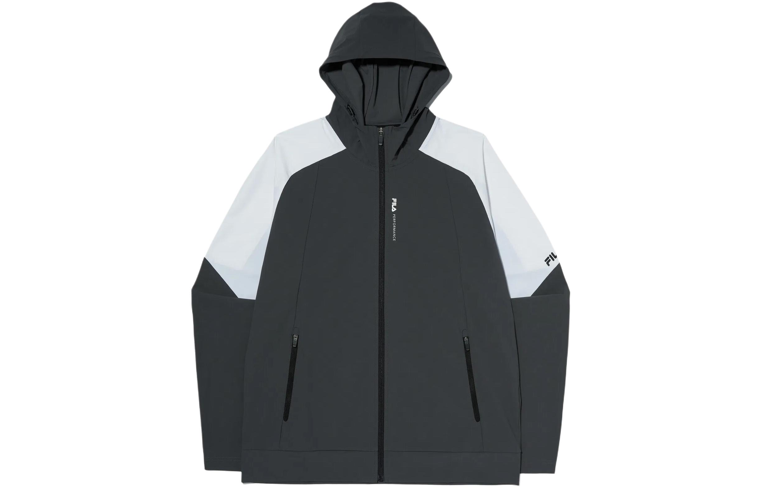 FILA Colorblock Zip-Up Hoodie Jacket - Gray FS2FTG2202M-CGY