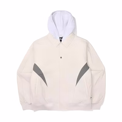 FILA Colorblock Zip-Up Hoodie Jacket - Off-White FS2JKF4102X-SAD