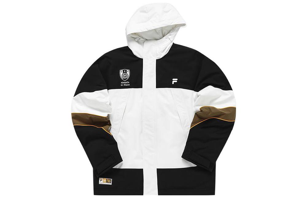 FILA Colorblock Zip-Up Hoodie Jacket - White T11M315901F-WT