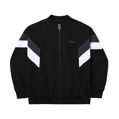 FILA Colorblock Zip-Up Jacket - Black FS2JKG1204MB-LK