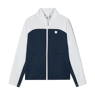 FILA Colorblock Zip-Up Jacket Navy Blue Unisex FS2FTH1202U-DNA