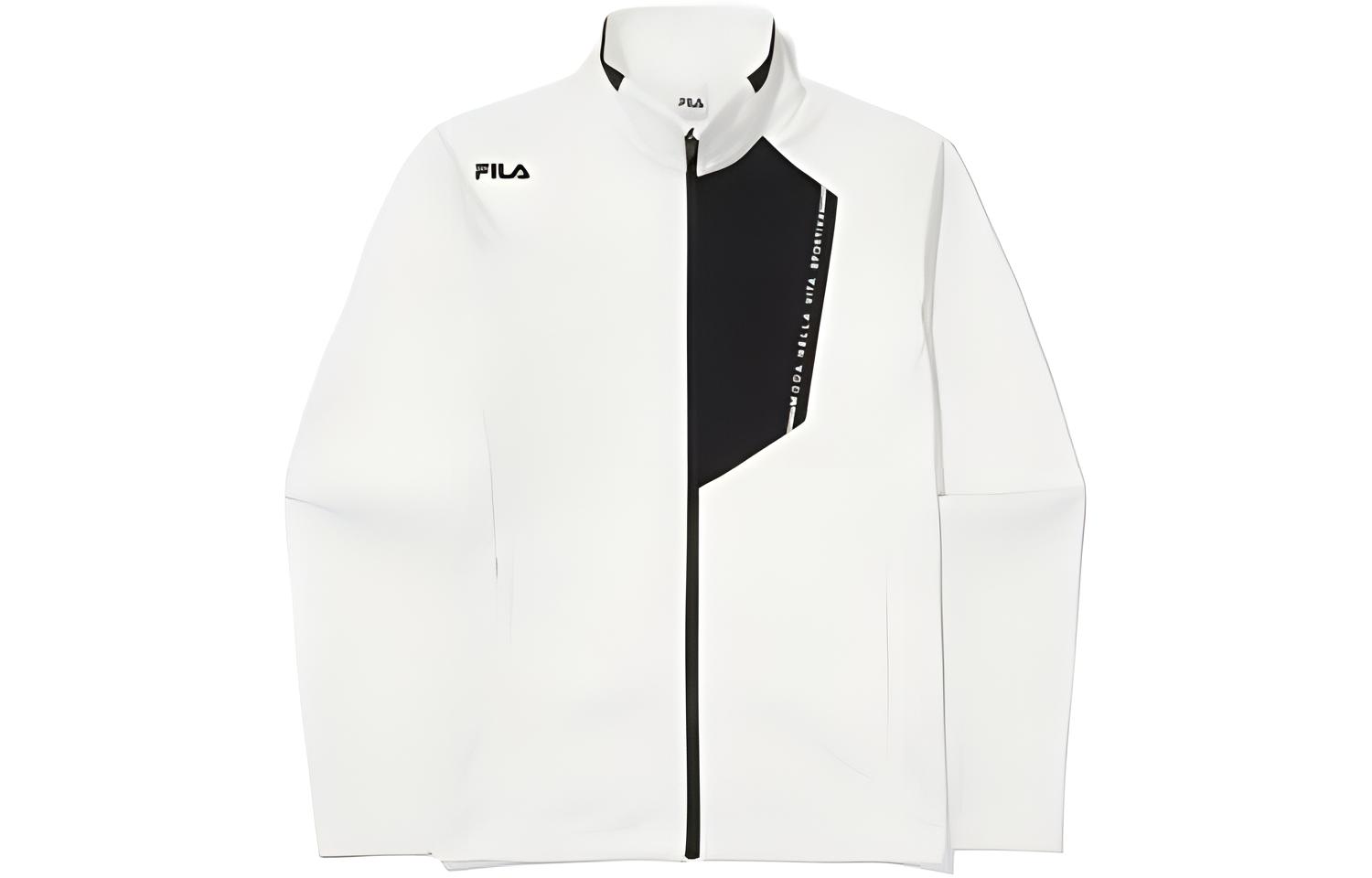 FILA Colorblock Zip-Up Jacket White FS2FTE4202M-OWH