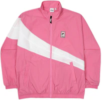 FILA Colorblock Zip-Up Stand Collar Jacket Pink Unisex Retro Sports Style FS2JKF2103X-PIK FILA Colorblock Zip-Up Stand Collar Jacket Pink Unisex Retro Sports Style FS2JKF2103X-PIK