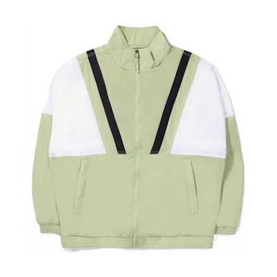 FILA Colorblock Zip-Up Stand Collar Long Sleeve Jacket FS2JKE2182X-PLE