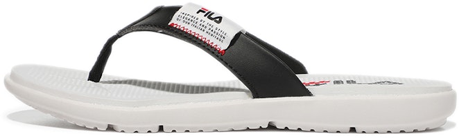 FILA Comfort Lightweight Flip Flop 'Korean Version Black and White' 1SM01563D_112 FILA Comfort Lightweight Flip Flop 'Korean Version Black and White' 1SM01563D_112