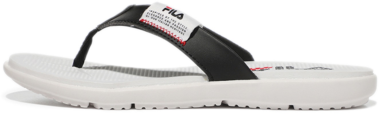 FILA Comfort Lightweight Flip Flop 'Korean Version Black and White' 1SM01563D_112 Buy FILA Comfort Lightweight Flip Flop 'Korean Version Black and White' 1SM01563D_112