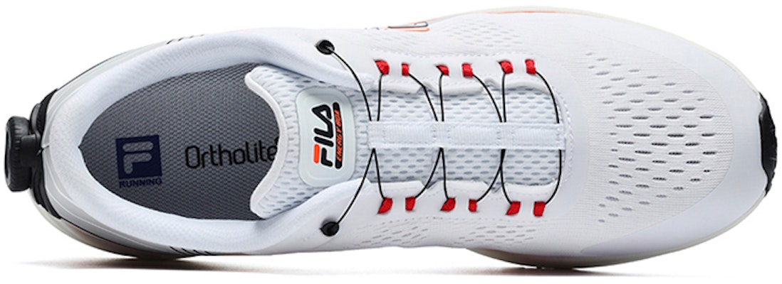 FILA Comfort Lightweight Low-Top Running 'FILA White' A12M221105FWT Lookbook FILA Comfort Lightweight Low-Top Running 'FILA White' A12M221105FWT