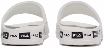 Lookbook Fila 斐樂 舒適輕便厚底拖鞋 男女同款 米白色 韓版