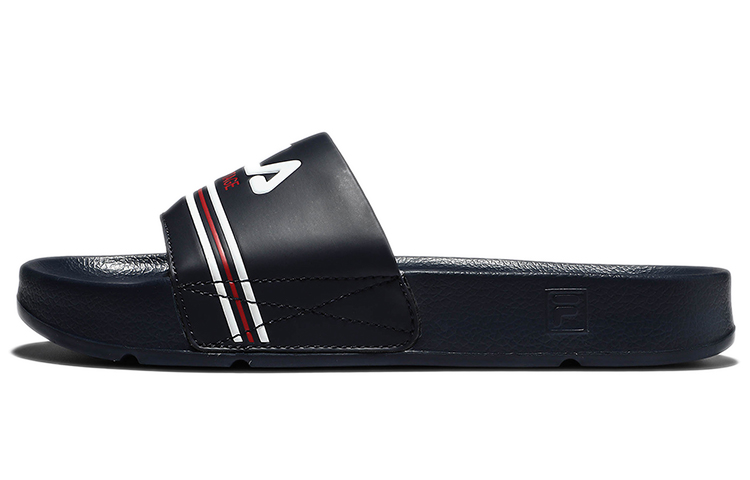 FILA Comfort Lightweight Thick-Soled Sport Slide 'Korean Edition Black Red' 1SM01616D_896