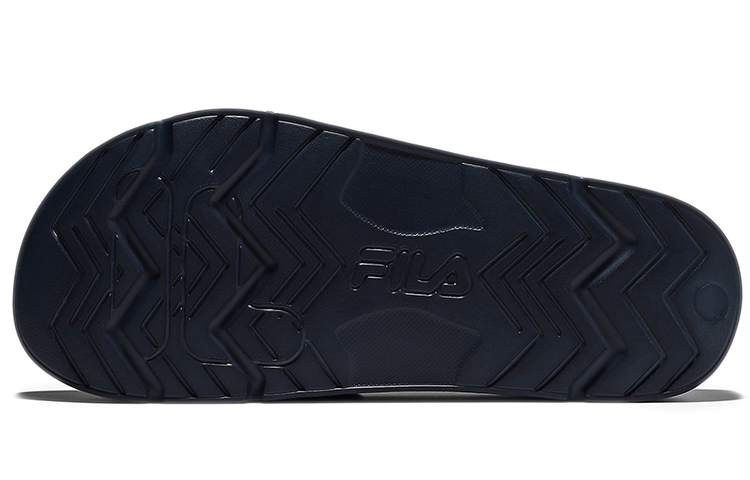 Shop FILA Comfort Lightweight Thick-Soled Sport Slide 'Korean Edition Black Red' 1SM01616D_896