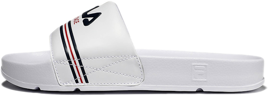 FILA Comfort Lightweight Thick-Soled Sport Slides 'Korean White Red' 1SM01616D_100 Buy FILA Comfort Lightweight Thick-Soled Sport Slides 'Korean White Red' 1SM01616D_100