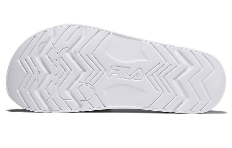 Shop FILA Comfort Lightweight Thick-Soled Sport Slides 'Korean White Red' 1SM01616D_100
