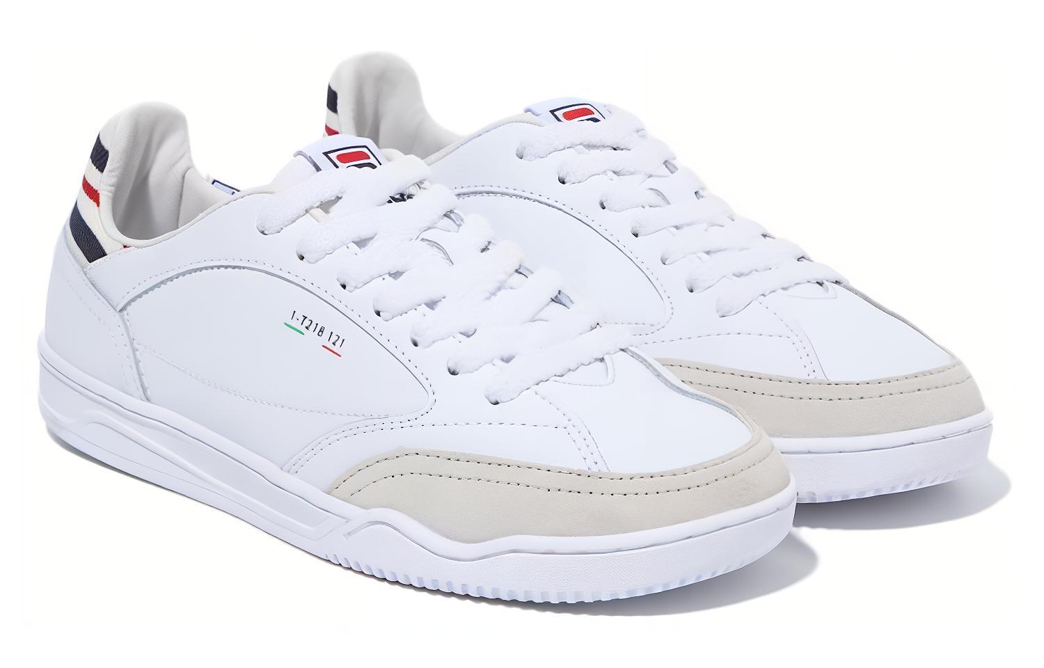 Lookbook FILA Basse Confort Antidérapant Absorption Choc Unisexe ''Blanc Édition Coréenne'' 1TM01990F121