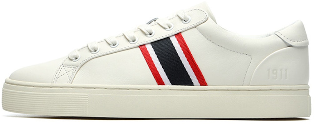 FILA 1911 Court Leather 'White Red Black' F12M211201FSW Buy FILA 1911 Court Leather 'White Red Black' F12M211201FSW