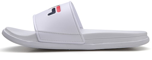FILA Comfort Slip-Resistant Flat Casual Slippers 'White' FS1SLB2061X_WWT FILA Comfort Slip-Resistant Flat Casual Slippers 'White' FS1SLB2061X_WWT