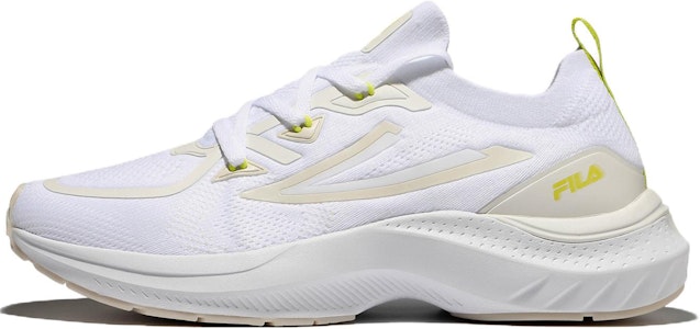 FILA斐樂 舒適運動 耐磨輕便 低幫 生活休閒鞋 男女同款 白黃色 Buy FILA斐樂 舒適運動 耐磨輕便 低幫 生活休閒鞋 男女同款 白黃色