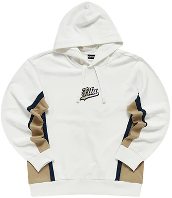 FILA Contrast Logo Hoodie Men’s Pullover Knit Sweater Off-White T11M312208F-WT Buy FILA Contrast Logo Hoodie Men’s Pullover Knit Sweater Off-White T11M312208F-WT