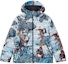Buy FILA Coron Horn Full-Print Loose Lightweight Down Jacket Winter Men Blue F11M048912F-LB