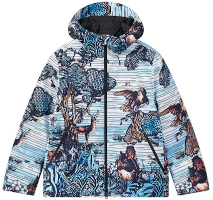 FILA Coron Horn Full-Print Loose Lightweight Down Jacket Winter Men Blue F11M048912F-LB Order FILA Coron Horn Full-Print Loose Lightweight Down Jacket Winter Men Blue F11M048912F-LB