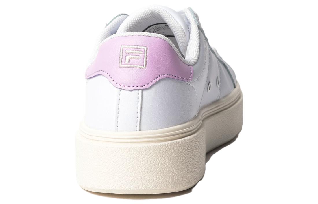 Lookbook FILA斐樂 Court Deluxe Plumpy Sl 時尚舒適 防滑耐磨 低筒 滑板鞋 男女同款 白粉