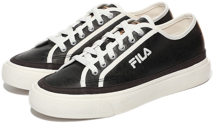 FILA ローカットレザースニーカー (黒/白) 1XM01601D_001 Lookbook FILA ローカットレザースニーカー (黒/白) 1XM01601D_001